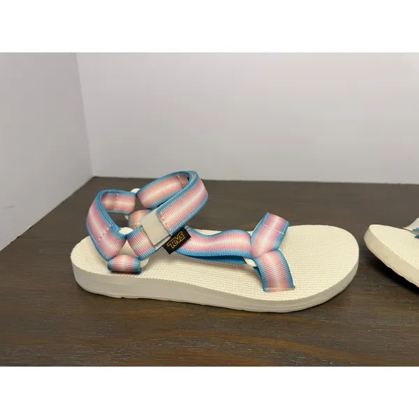Teva Original Universal Gradient Sandals Pastel Pink Blue Women's Size 6 - Image 3