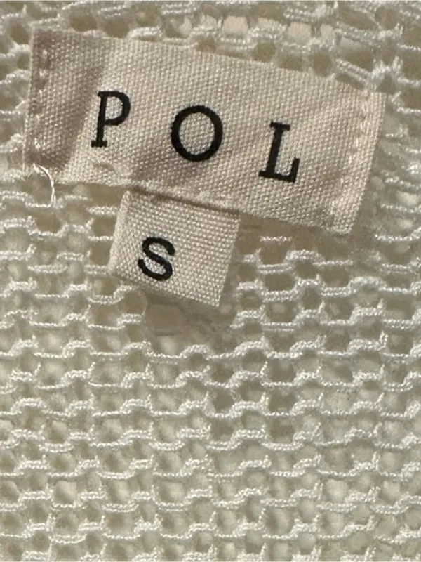 S POL Cream Open-Front Knit Cardigan - Image 4