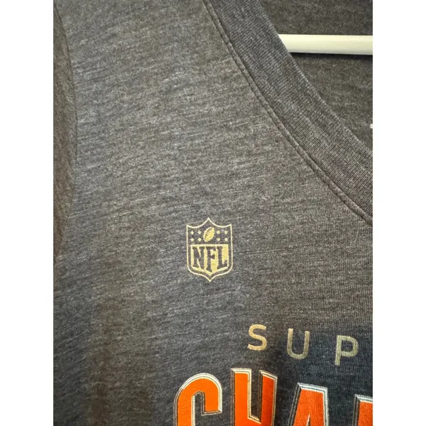 Denver Broncos Super Bowl 50 Champions Shirt NFL‎ Pro Line Women's V Neck Medium - Image 6