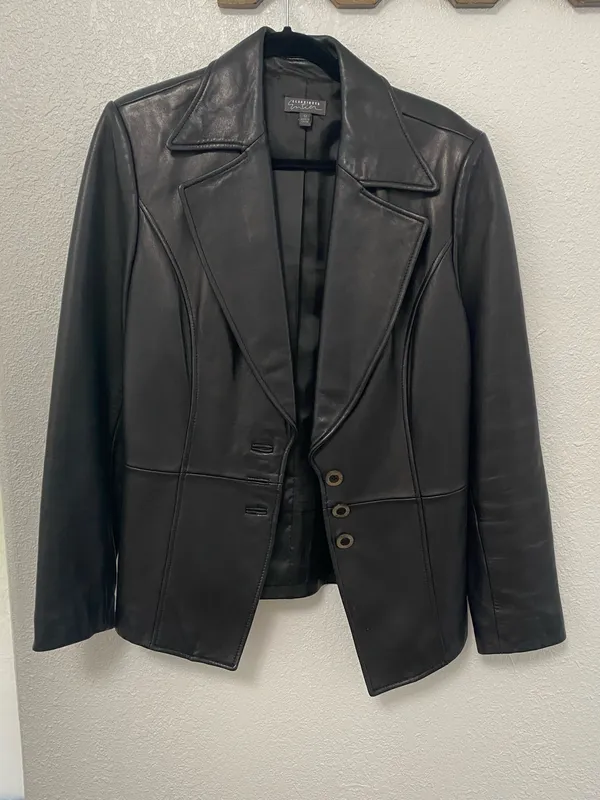 Classiques Entier Black leather jacket - Image 6