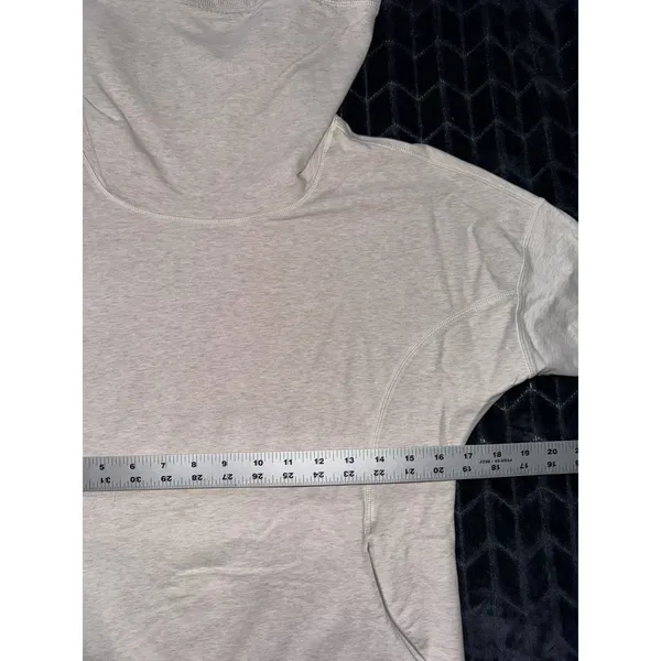 Lululemon Rest Day Pullover Light Pink Cowl Neck Zip Pockets Long Sleeve Size 6 - Image 7