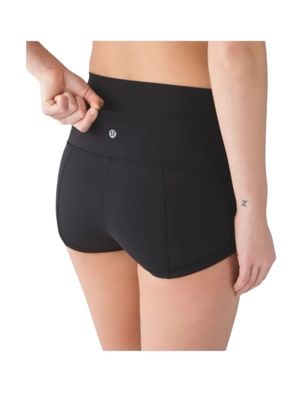 HTF: new Lululemon ॐ Wunder High Waist Yoga Running Short 2" Inseam ॐ Black 8 - Image 4