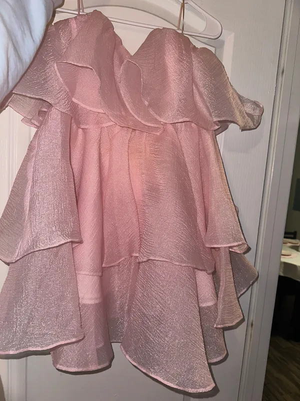 triple threads dress Pink Size M - Image 3