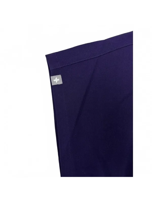 Figs Montex Mock Neck Scrub Top 1/4 Zip Shirt Purple Oversized Uniform XXL 2XL - Image 3