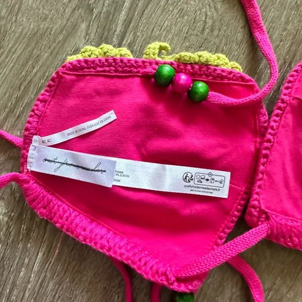 Urban‎ Outfitters Out From Under Strawberry Crochet Bikini New M - Image 7