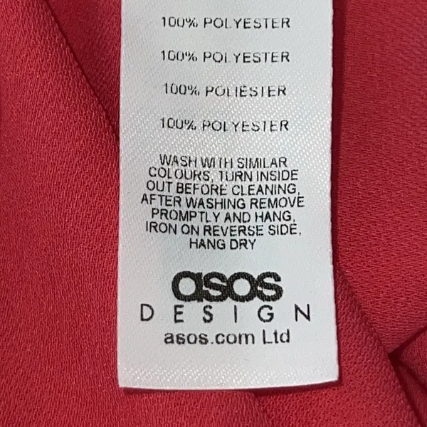 ASOS DESIGN Curve Batwing Twist Front Midi Skater Dress‎ In Raspberry Size 14 - Image 11