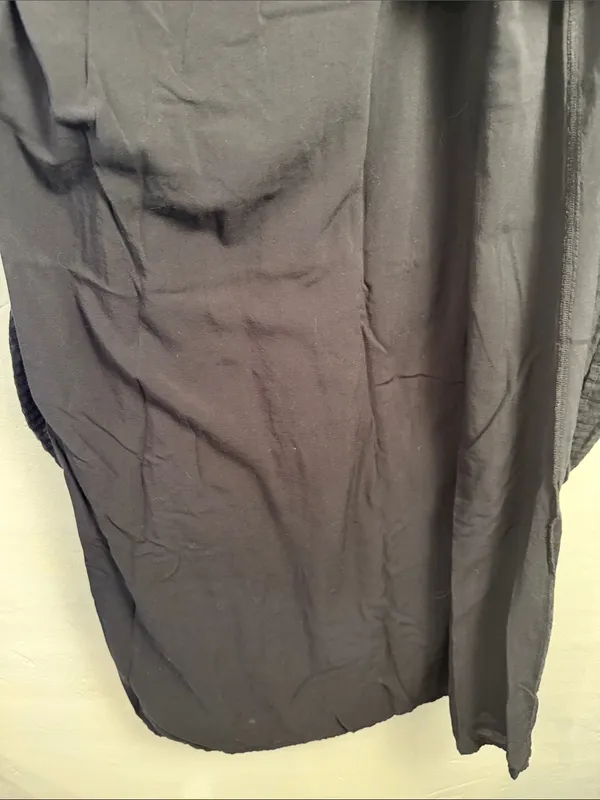 Jenni Kayne Black Sleeveless Tiered Midi Dress Size Medium - Image 4