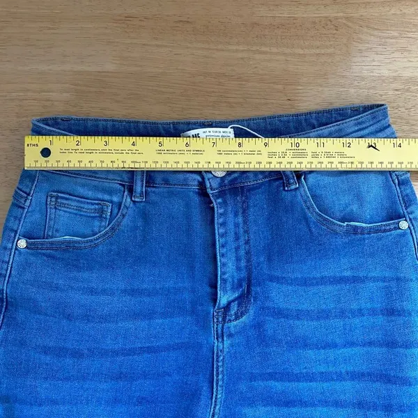 NWT Katch Me Womens Mid Rise Tapered Denim Jeans Size M / US 8 / UK 10 - Image 6