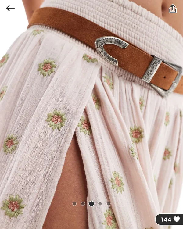 Free People Printed Skirt - Image 2