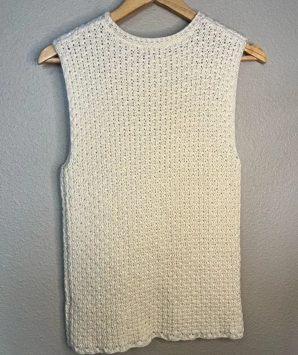 Vintage Coquette Girl Knit Bow Tank - Image 4