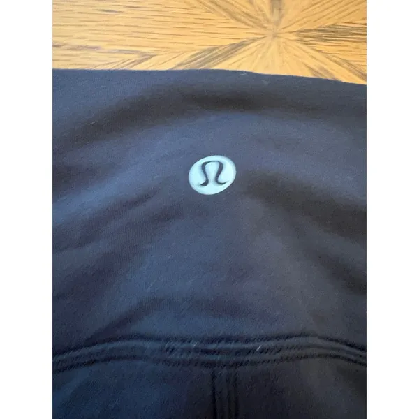 Lululemon Ruched Stacked Leggings Womens 6 Black High Rise Yoga Pants W5BCNS - Image 7