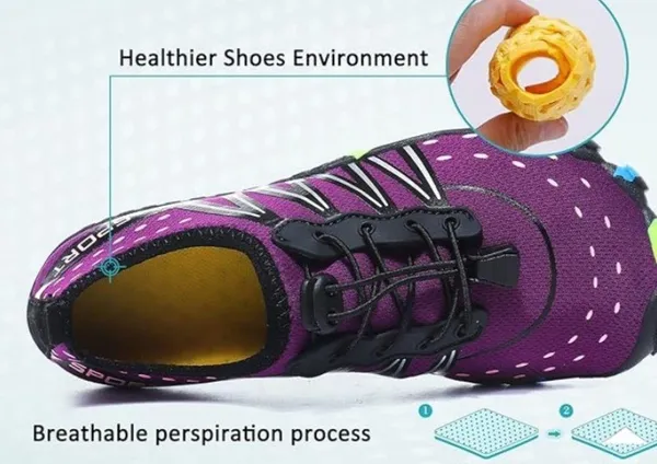purple Water Shoes Under Water Swimming For Beach, Pool Or River size 39 flaw - Image 4