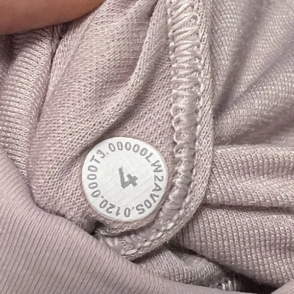 Lululemon Energy Bra Long Line Smoky Blush Pink Luxtreme Sport Bra Size 4 - Image 7
