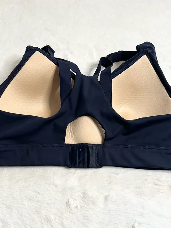 DSG Navy Blue Wireless Comfort Sports Bra Size Medium - Image 5