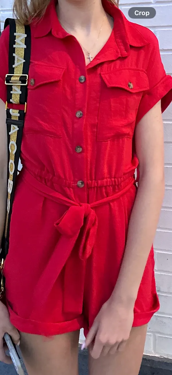 Boutique Red romper - Image 2