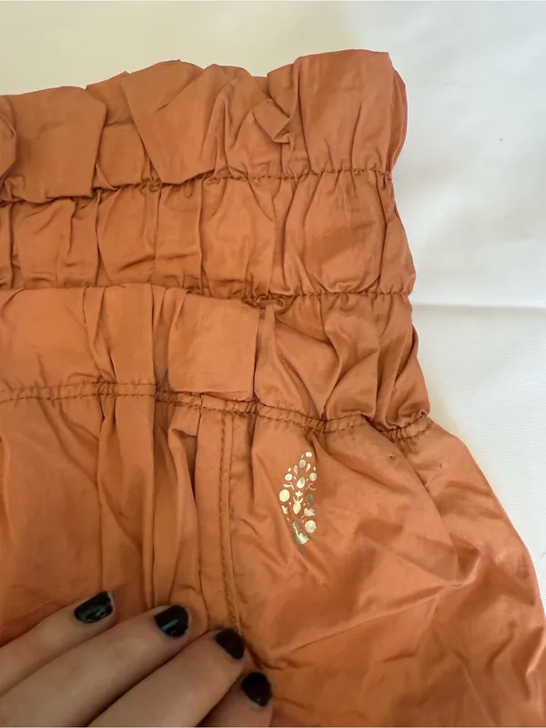 Free People Movement The Way Home Shorts in Rust Orange Size Large - Image 5