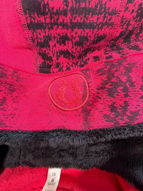 Lululemon Scuba Special Edition Sherpa Lined Hoodie Jacket Sz 10 Fleece Cozy Y2K - Image 9