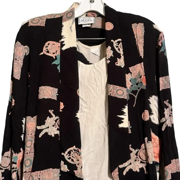 Vintage Derek Scott‎ New York 3 Piece Pantsuit - Image 2