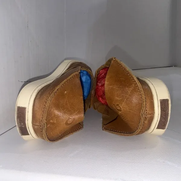 Olukai Leather Pehuea Slip On Sneaker Gorpcore Boho Convertible Shoes Brown Sz 8 - Image 7