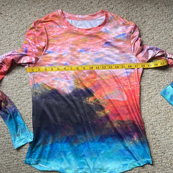 SILVER BAIT Colorful Long Sleeve Top - Image 5