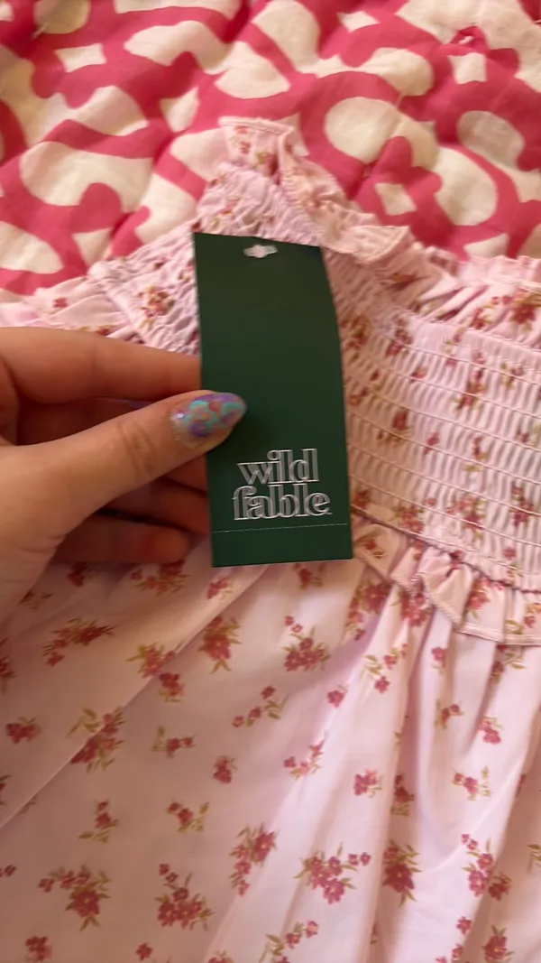 Wild Fable Never worn before target ruffle skirt with flowers on it - Image 4