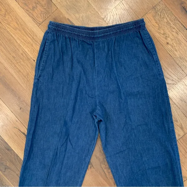Vintage Denim Embroidered Pant Set Size Medium Blue - Image 9