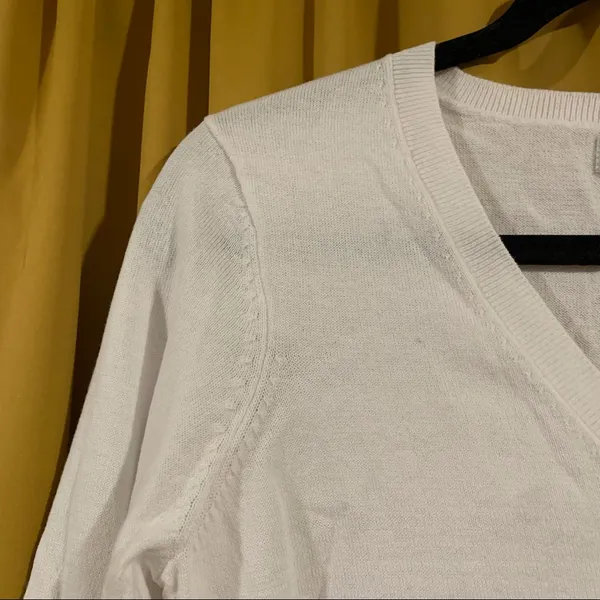 Van Heusen Cotton V-Neck Sweater - Image 4