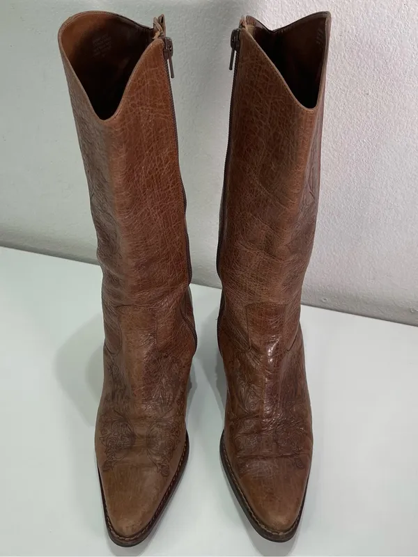 Coconuts by Matisse Brown Western Butterfly Cowgirl Boots Women's 7 M Festival Boho - Image 2