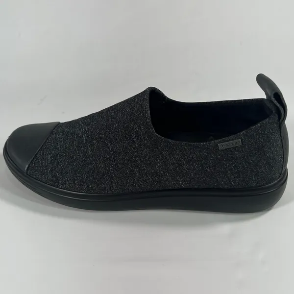 ECCO Soft 7 Gore-Tex Slip On Sneakers Women's US‎ 8 Black Waterproof Extra Width - Image 4