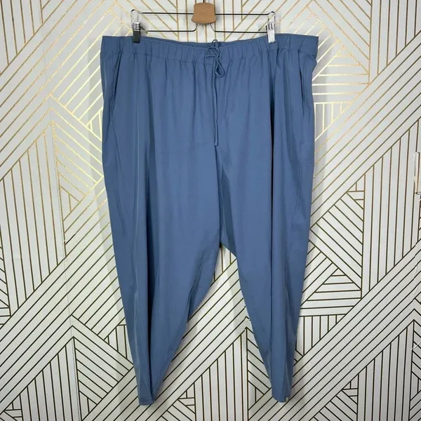 Summersalt The On-The-Go Pant in‎ Slate Blue Drawstring Plus Size US 22 - Image 3