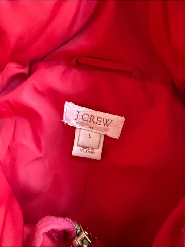 J.Crew Excursion Quilted Down Vest
Red Full Zip Sleeveless - Image 7
