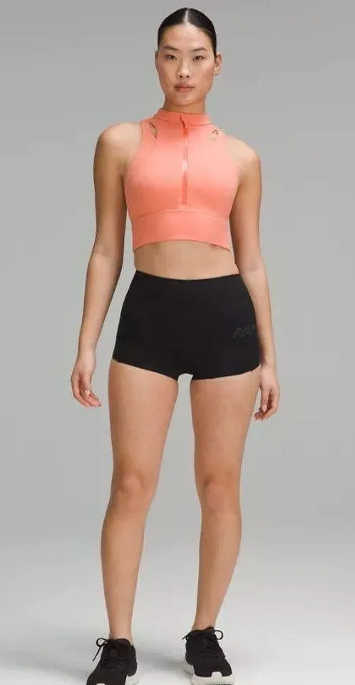 Lululemon Nulux Tight-Fit High-Rise Track Short 2.5" - Black - 4 - Image 2