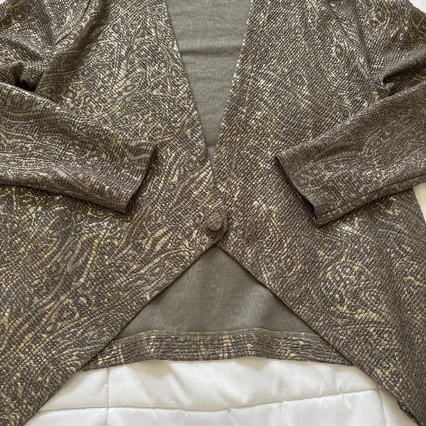 Staples‎ Womens Medium Brown Blazer Jacket Officechic Corpcore City Feminine - Image 2