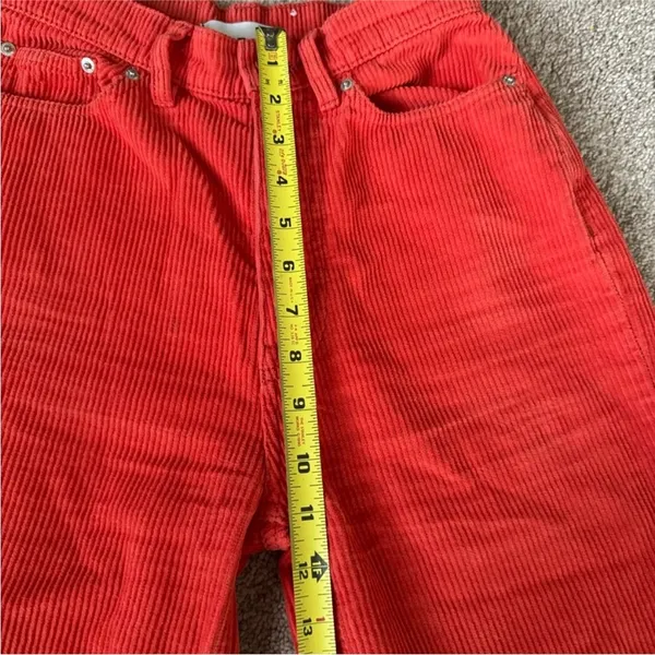 BDG High Rise Bright Orange Wide-Leg Jeans - Image 9