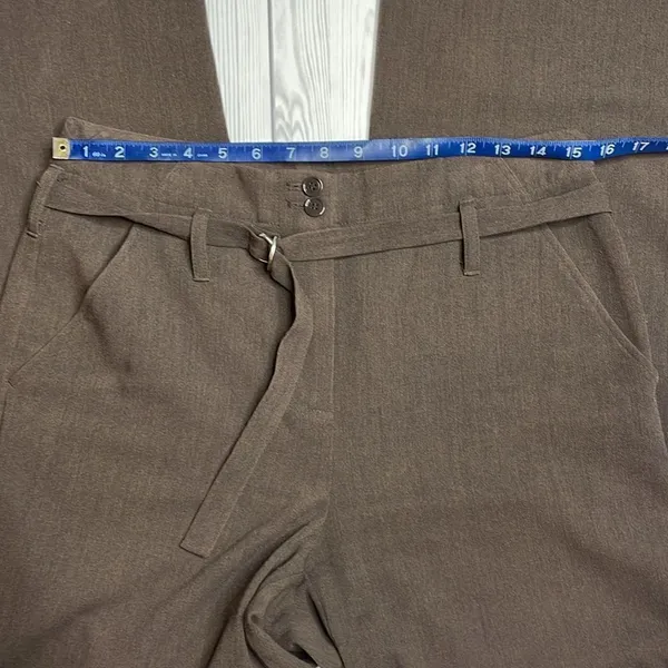 90s Vintage Body by Victorias Secret Wide Leg High Rise Trousers Size 8 - Image 4