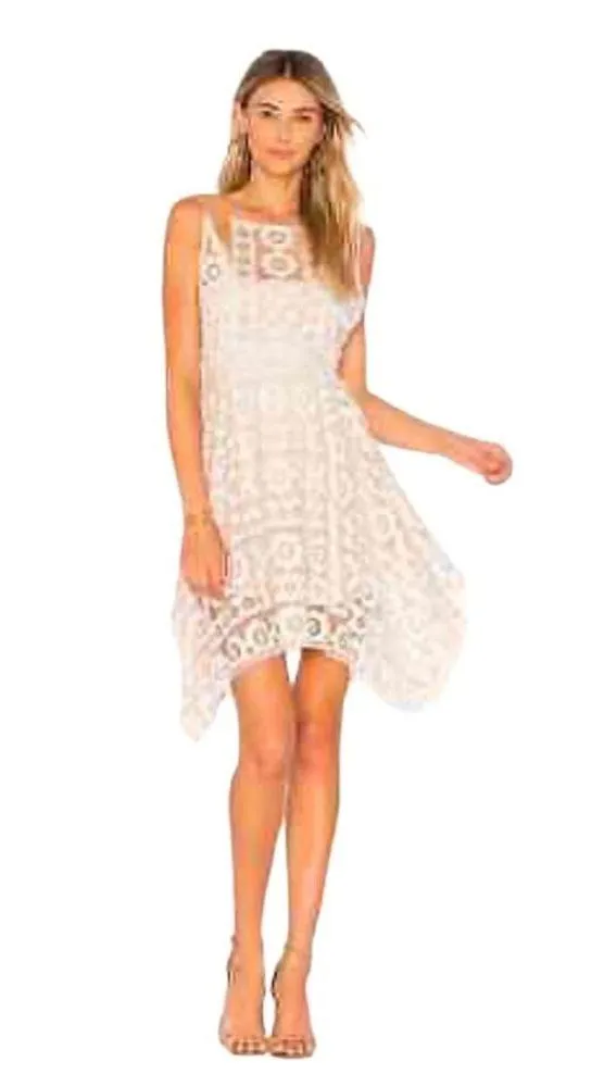 Free People Womens Just Like Honey Lace Dress Size Large - Image 5