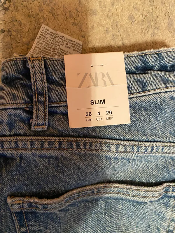 ZARA Slim Denim Jeans - Image 4
