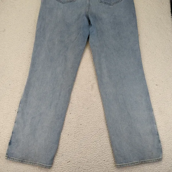 Pacsun 90s Boyfriend Jeans Womens Size 32‎ Light Wash High Rise Straight Leg - Image 6