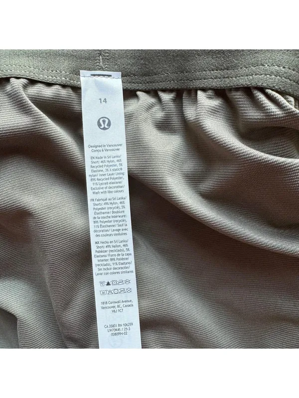 Lululemon Swiftly Short Mid-Rise 3” Bay Leaf Size 14 NWT - Image 5