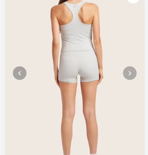 Set Active Gray Biker Shorts - Image 5