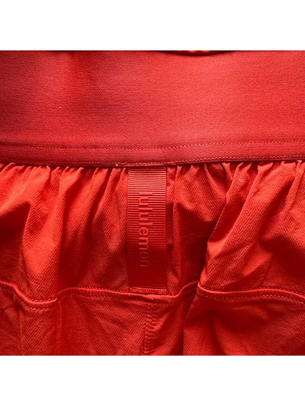 Lululemon License to Train Super High Rise Short 3.5" Cherry Ember XL/12 NWT - Image 5
