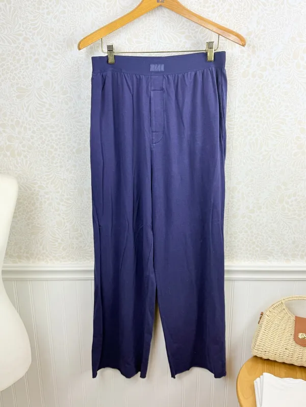 SKIMS Purple Boyfriend Loose Loungewear Pants - Size - Medium - Image 5