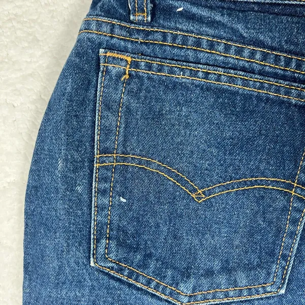 Vintage Womens Levi's 505 Jeans Size 16 Tapered Leg Classic Western Cowgirl - Image 7