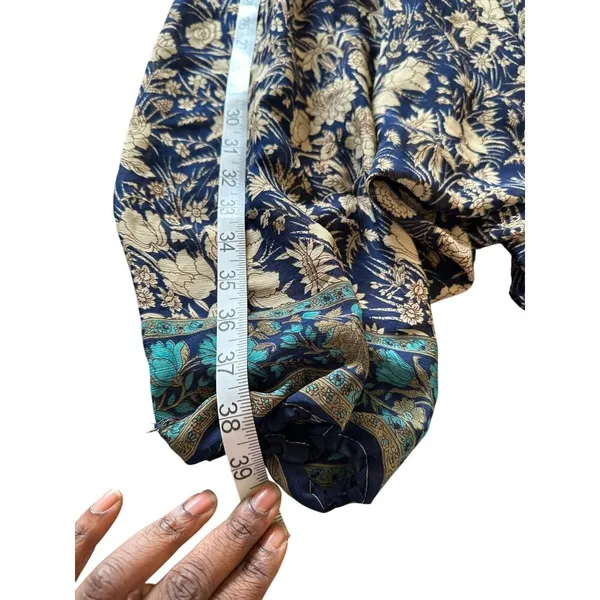 Unbranded Women’s Harem Pants Floral Print Drop Crotch Unique Hippie Size S READ - Image 11