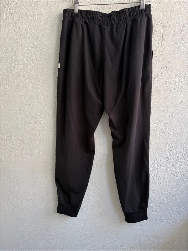 Vuori Black Athletic Jogger Pants with Drawstring - Image 2