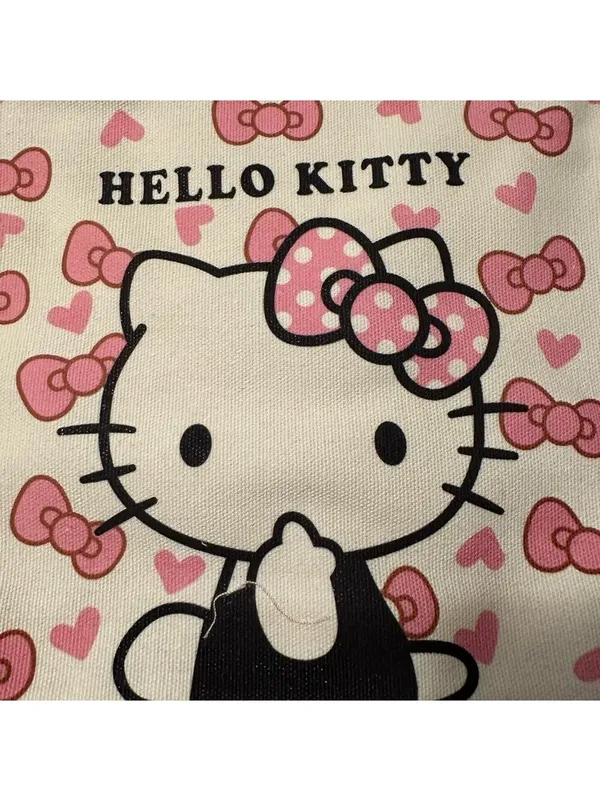 Hello Kitty Pink and Cream Bow Tote - Image 4