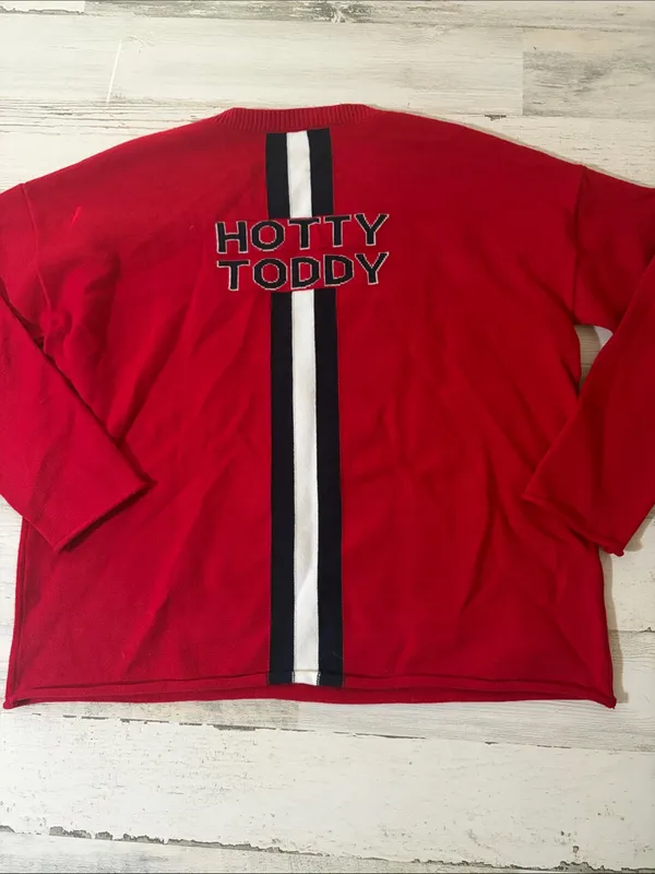 Ole Miss Red Crewneck Knit Sweater - Image 6