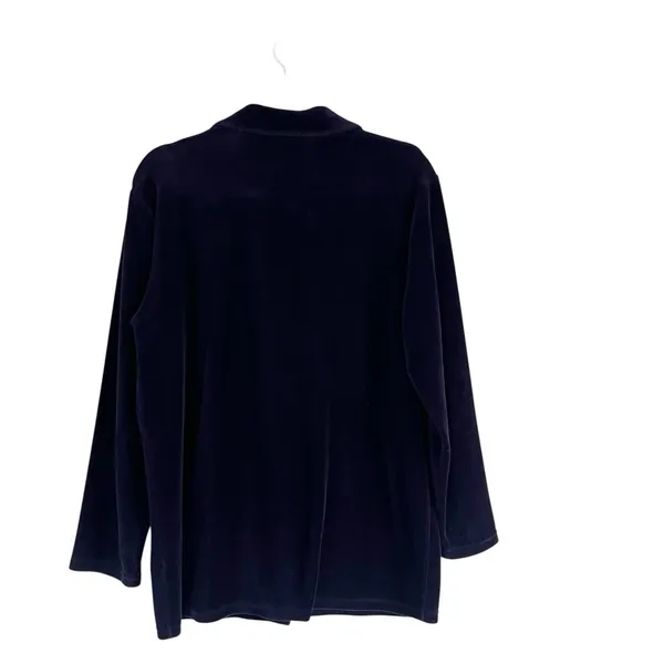 Victoria’s Secret Velvet Pajama Top Blue Small FINAL PRICE - Image 3