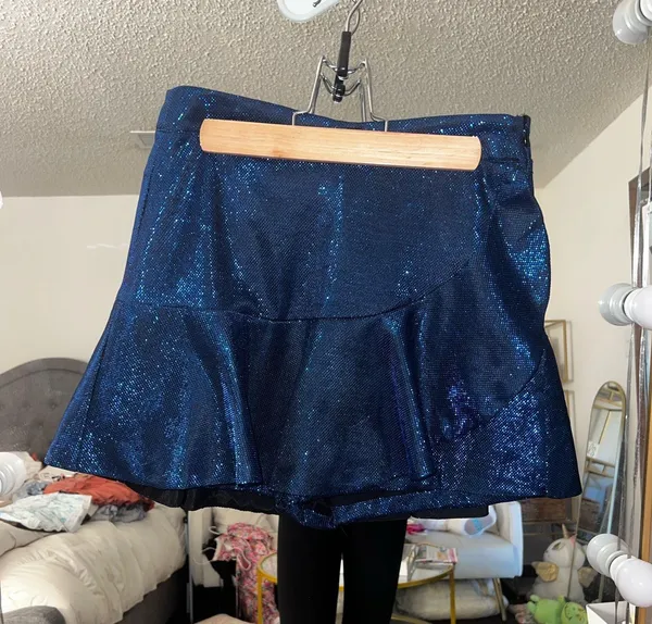 DO+BE Blue Sparkle Skirt - Image 4