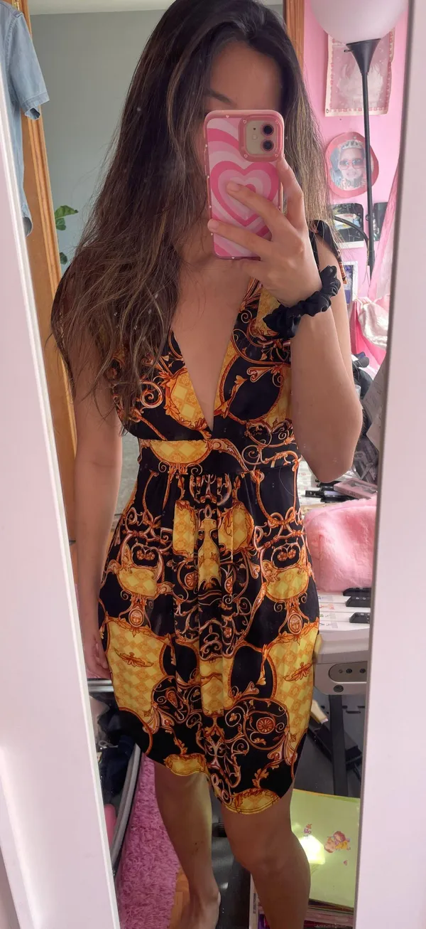 Sexy Dress with Slit - Image 2